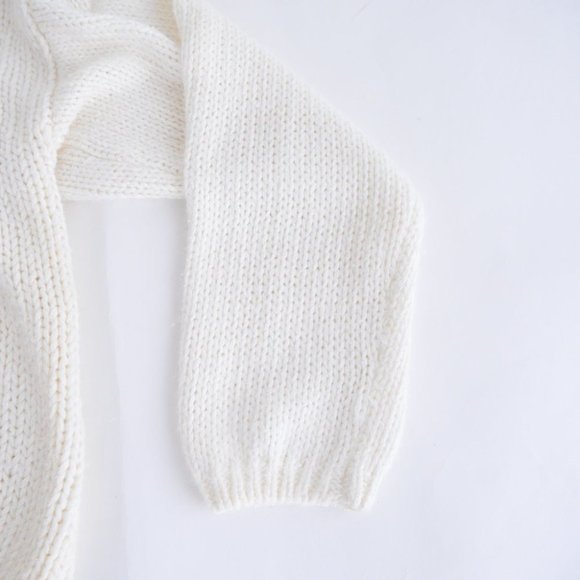 Vintage Hunters Run Cream, Purple & Blue Button Up Knit Cardigan L - Picture 5 of 12